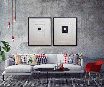DIMENSION I & II - Paper Painting by NOVOCUADRO ART COMPANY - view 3